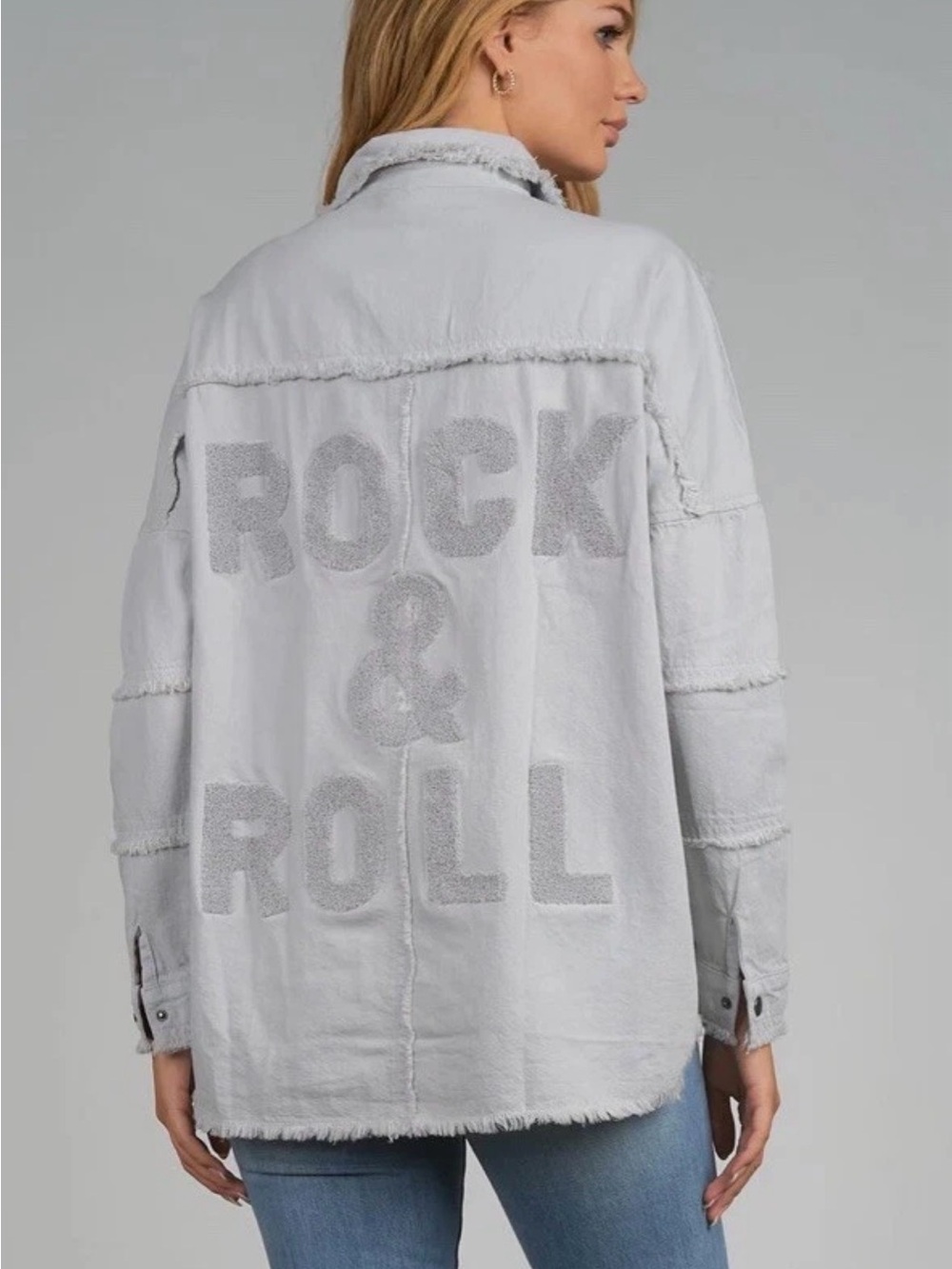 💕NWT Elan Rock & Roll Snap Shacket💕